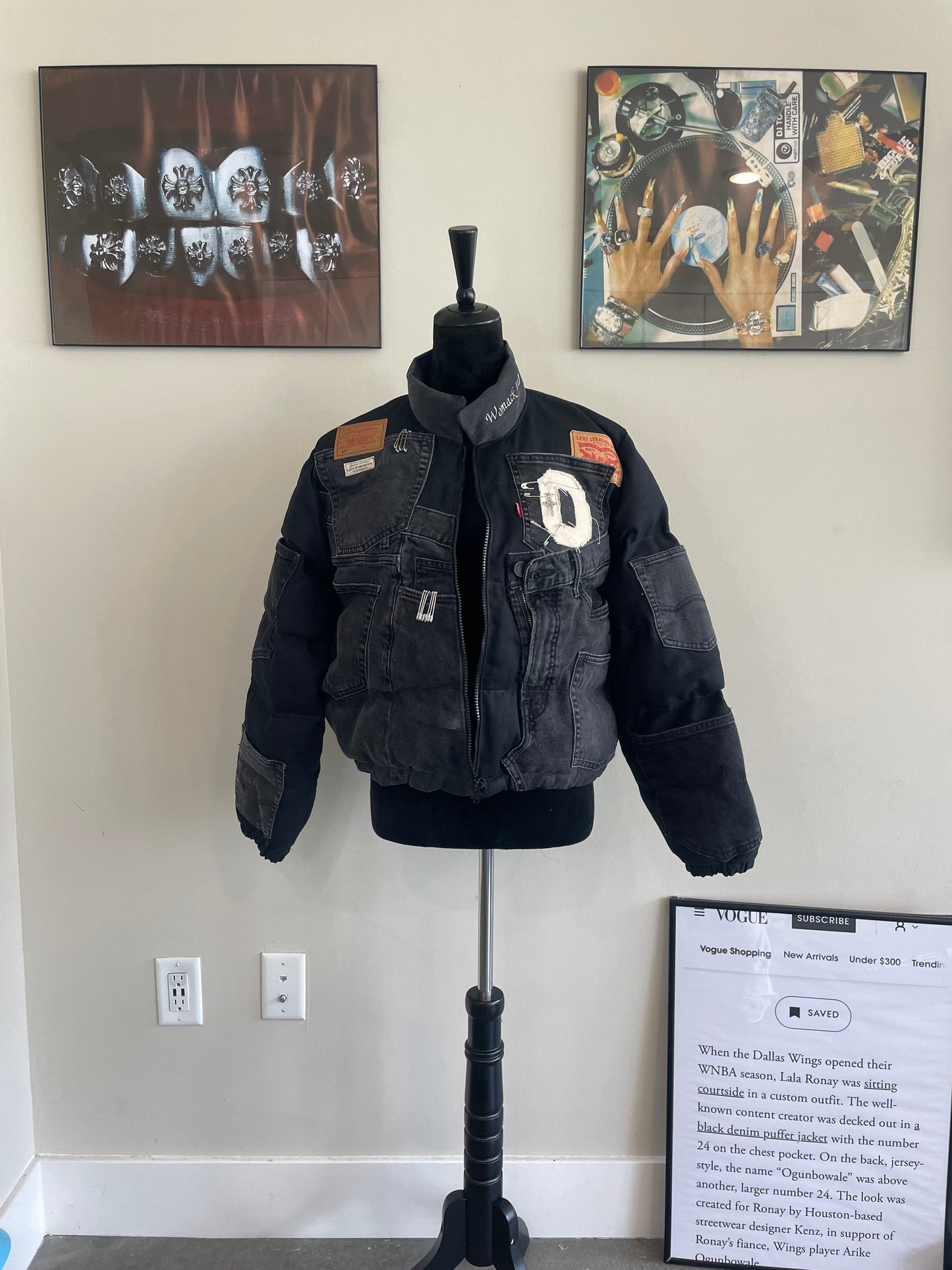 CUSTOM DENIM PUFFER